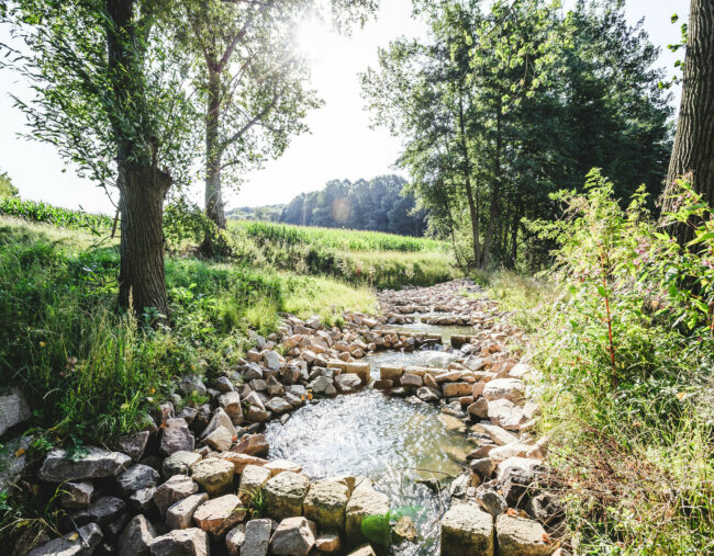 Umweltförderung in Thüringen (im Bild: Fischtreppe im Ostthüringer Raum)