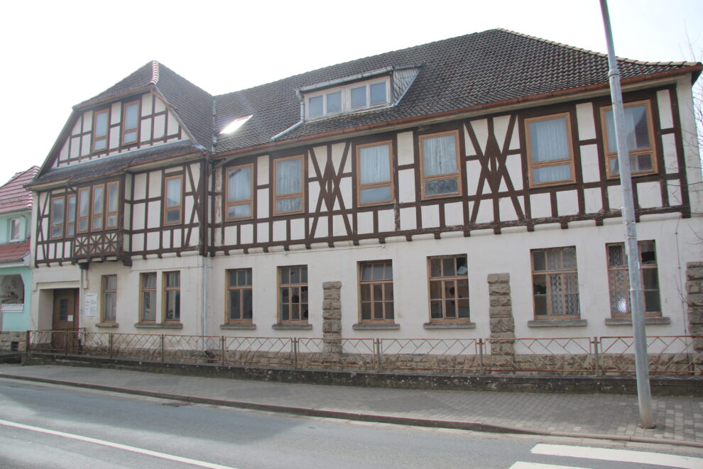 In der Fabrikantenvilla soll perspektivisch ein Museum entstehen (im Bild: Fachwerkhaus der alten Fabrikantenvilla)